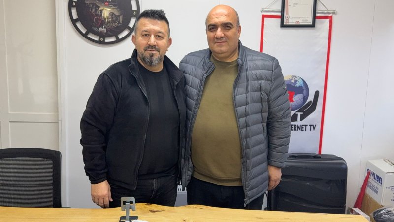 YÜKSEL AYDIN’DAN HATAY İNTERNET TV’YE ZİYARET 