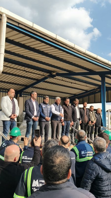 MMK İŞÇİLERİ YÜRÜYÜŞ BAŞLATTI