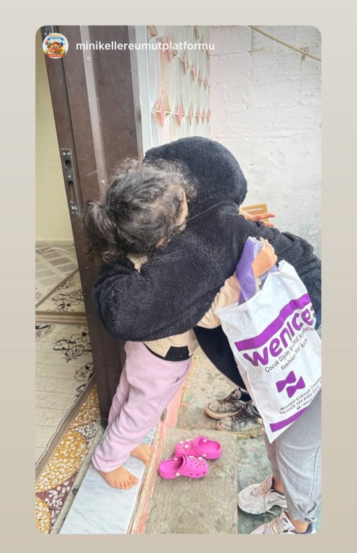 HATAY’DA MİNİK ELLERE UMUT OLDULAR 