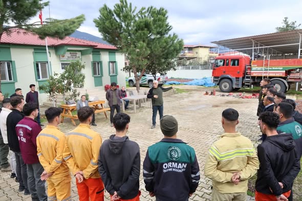 HATAY’DA ORMAN YANGINLARINA KARŞI SEFERBERLİK
