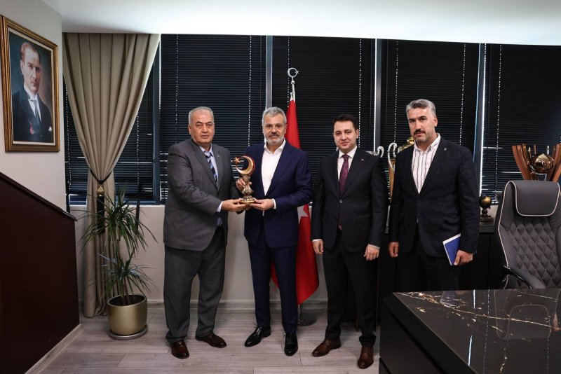 HASSA HEYETİNDEN B AŞKAN ÖNTÜRK’E ZİYARET 