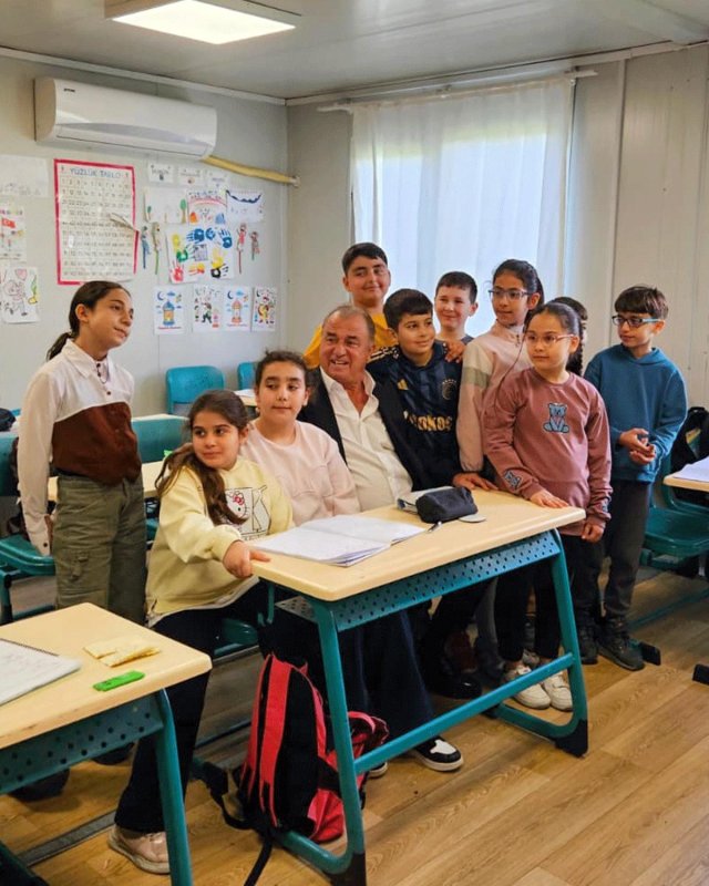 FATİH TERİM’DEN HATAY’A MORAL ZİYARETİ