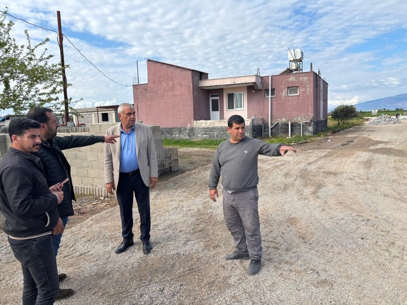 PAÇ AKKUYU’DA YOL ÇALIŞMALARINI İNCELEDİ  