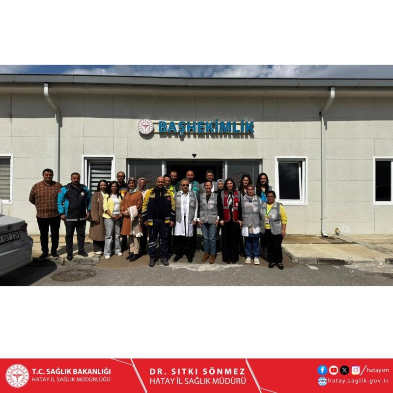 DEFNE DEVLET HASTANESİ’NDE HAP TATBİKATI GERÇEKLEŞTİRİLDİ