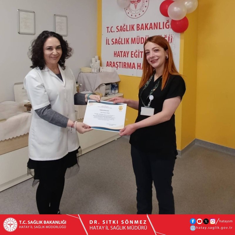 BAŞHEKİM KAVVASOĞLU SERTİFİKA DAĞITTI 