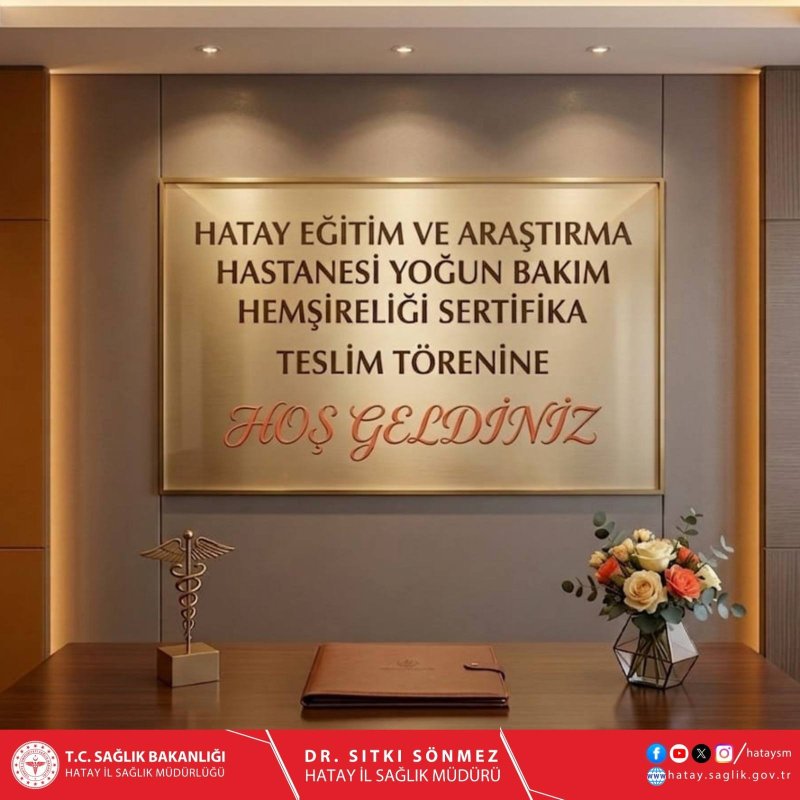 BAŞHEKİM KAVVASOĞLU SERTİFİKA DAĞITTI 