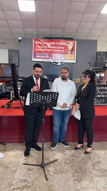 SMA’LI YASMİN İÇİN UMUT GECESİ DÜZENLENDİ 