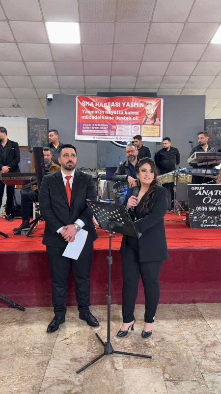 SMA’LI YASMİN İÇİN UMUT GECESİ DÜZENLENDİ 