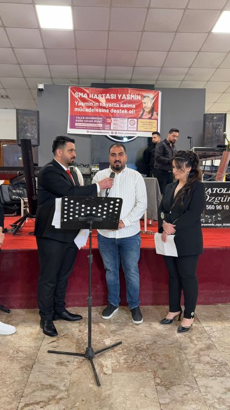 SMA’LI YASMİN İÇİN UMUT GECESİ DÜZENLENDİ 