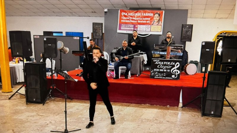 SMA’LI YASMİN İÇİN UMUT GECESİ DÜZENLENDİ 