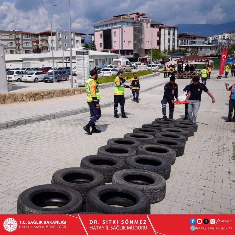 HATAY 112 AMBULANS RALLİSİ DÜZENLENDİ