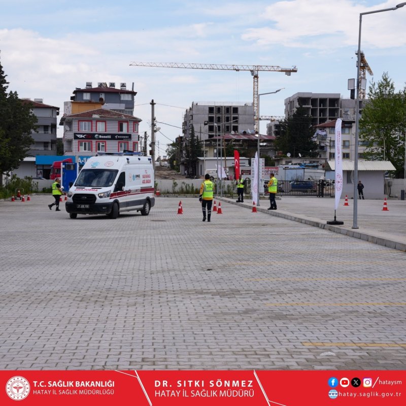 HATAY 112 AMBULANS RALLİSİ DÜZENLENDİ