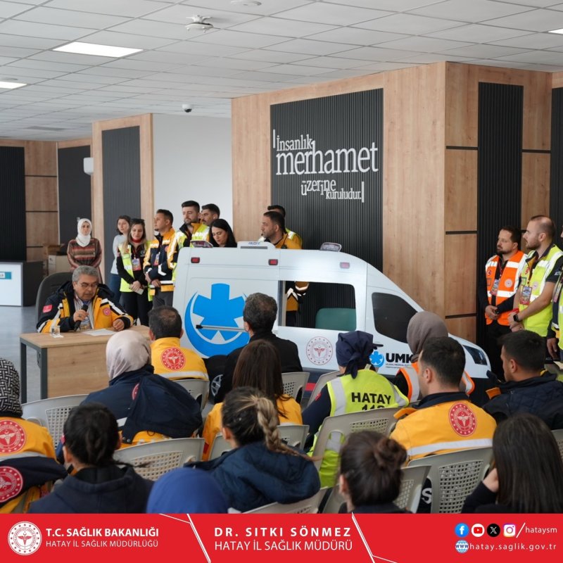 HATAY 112 AMBULANS RALLİSİ DÜZENLENDİ
