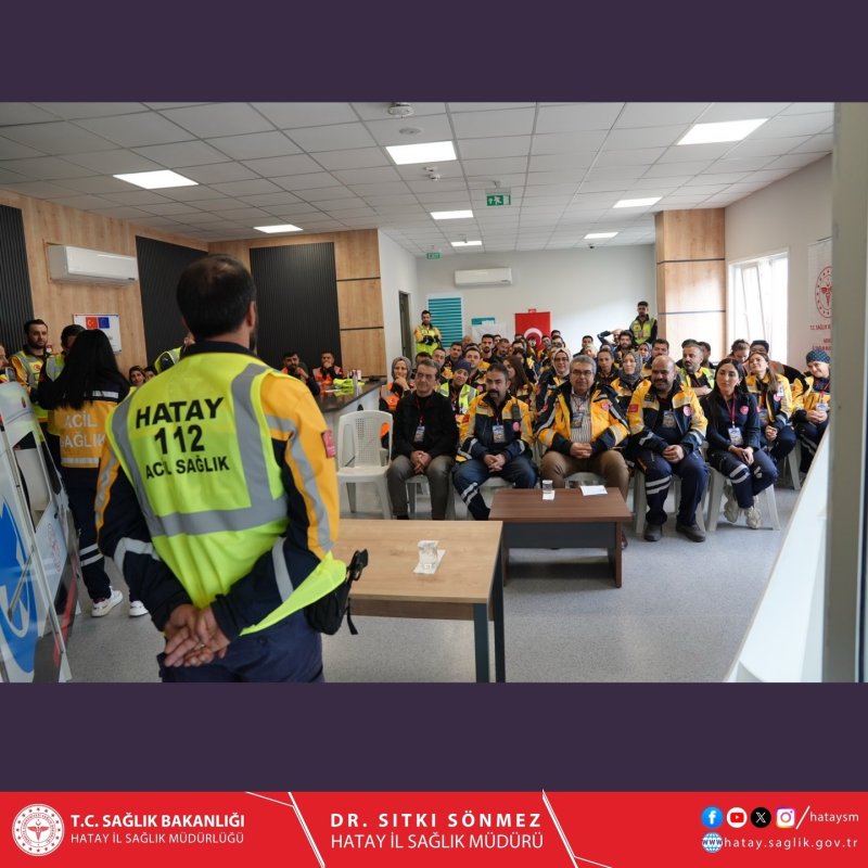 HATAY 112 AMBULANS RALLİSİ DÜZENLENDİ