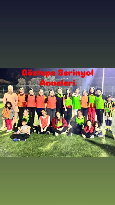 SERİNYOL’DA ANNELER SAHAYA İNDİ FUTBOL COŞKUSU YAŞANDI