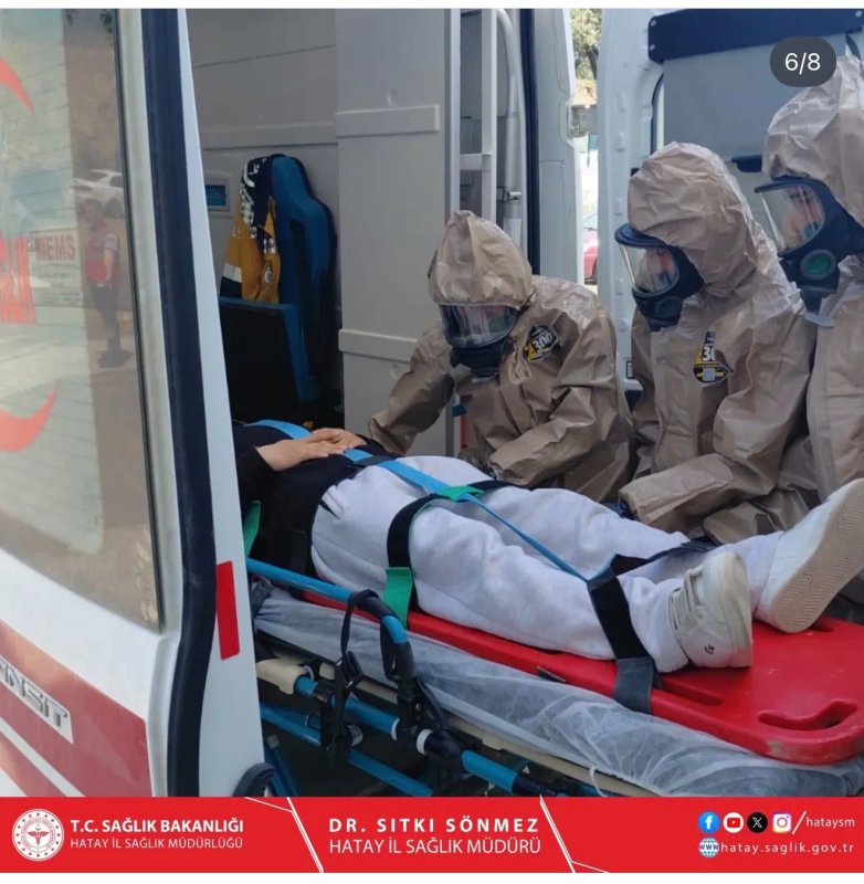 HATAY EĞİTİM VE ARAŞTIRMA HASTANESİ’NDE KBRN TATBİKATI GERÇEKLEŞTİRİLDİ