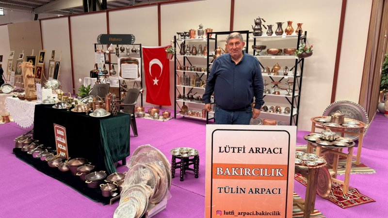 MOBİLYA FUARINDA EL SANATLARI ESİNTİSİ