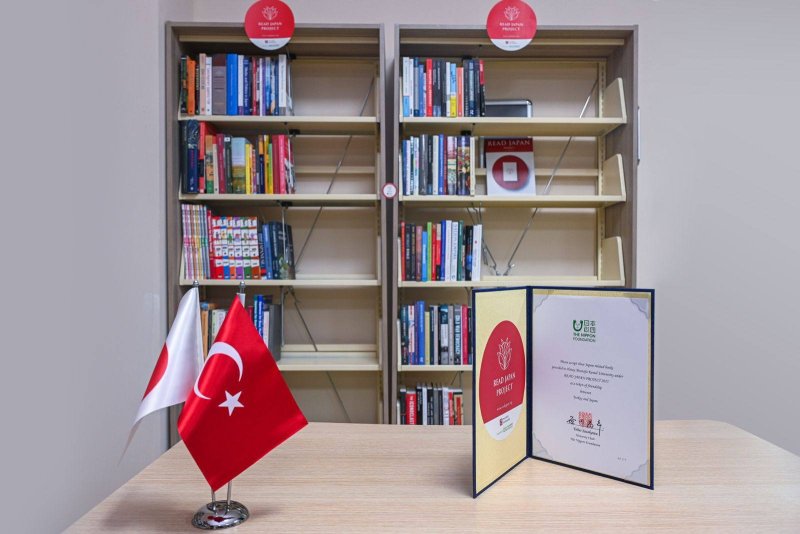 JAPONYA’DAN HMKÜ KÜTÜPHANESİNE KİTAP DESTEĞİ