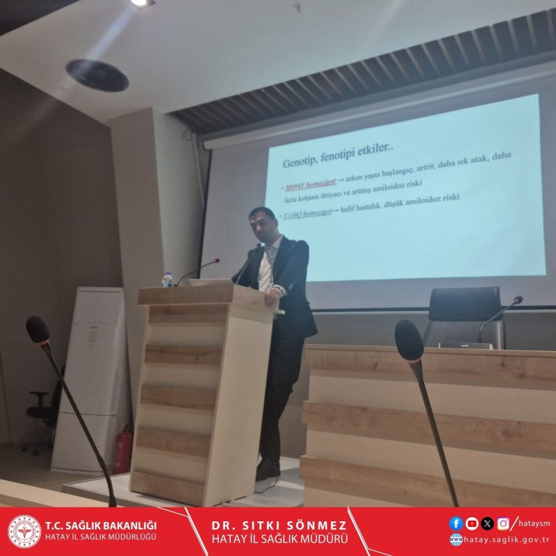 HATAY’DA HEKİMLERE ROMATOLOJİ EĞİTİMİ DÜZENLENDİ