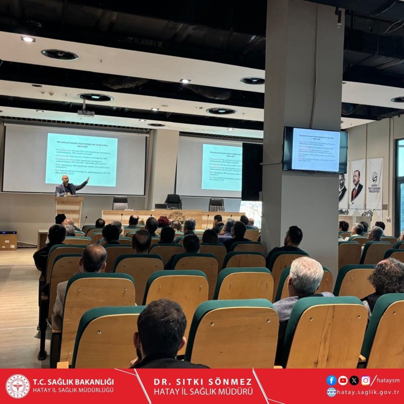 HATAY’DA HEKİMLERE ROMATOLOJİ EĞİTİMİ DÜZENLENDİ