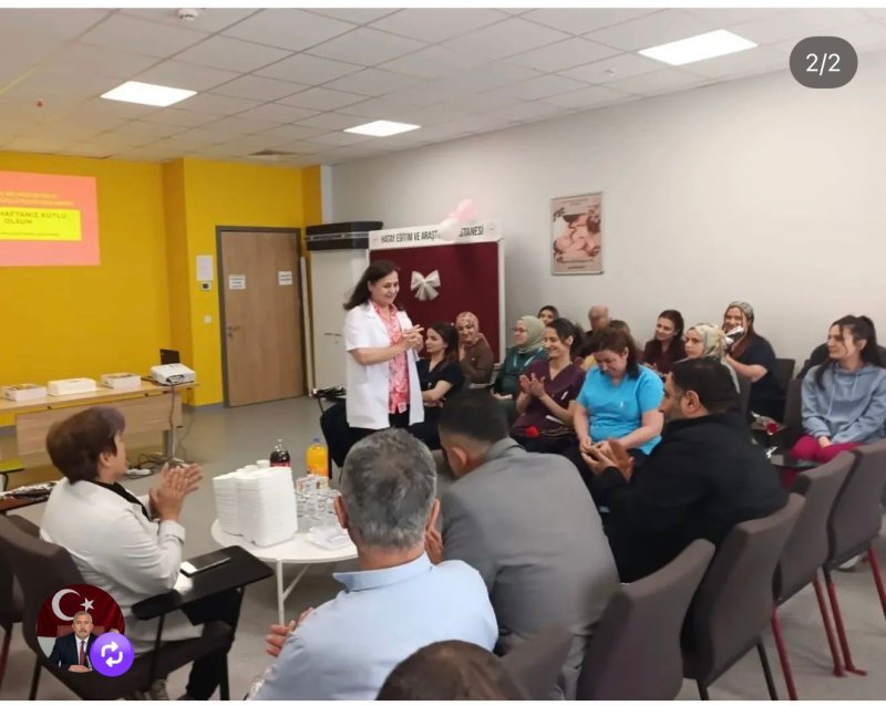 HATAY EĞİTİM VE ARAŞTIRMA HASTANESİ’NDE EBELER HAFTASI KUTLANDI