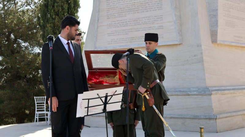 ÜLKÜ OCAKLARI’NDAN TARİHİ VEFA:  57. ALAY SANCAĞI 111 YIL SONRA YENİDEN TESLİM EDİLDİ
