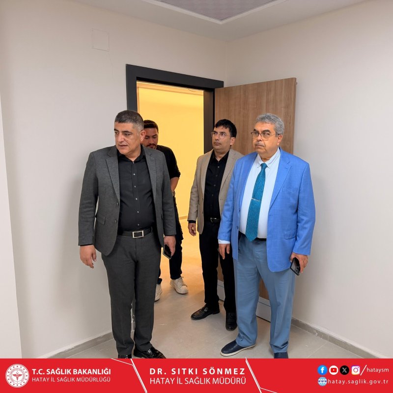 İL MÜDÜRÜ SÖNMEZ BELEN’DE SAĞLIK YATIRIMLARINI İNCELEDİ