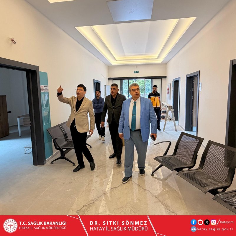 İL MÜDÜRÜ SÖNMEZ BELEN’DE SAĞLIK YATIRIMLARINI İNCELEDİ