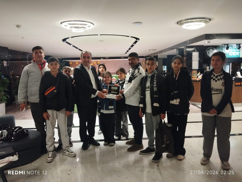 HATAYLI ÖĞRENCİLER BEŞİKTAŞ MAÇINI İZLEDİ