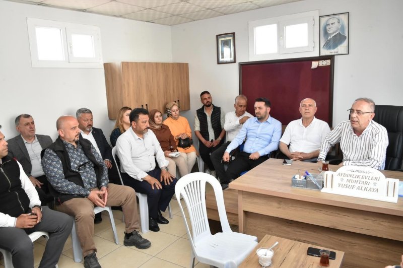 BAŞKAN YAPAR MUHTARLARLA KOL KOLA:  ANTAKYA İÇİN ORTAK AKIL VE İSTİŞARE GERÇEKLEŞTİRİLDİ