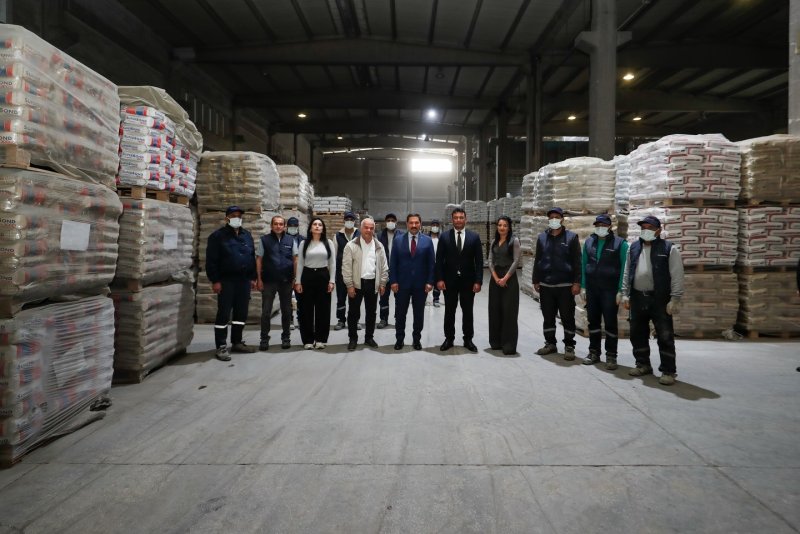 VALİSİ MASATLI MATKİM KİMYA TESİSLERİNİ İNCELEDİ