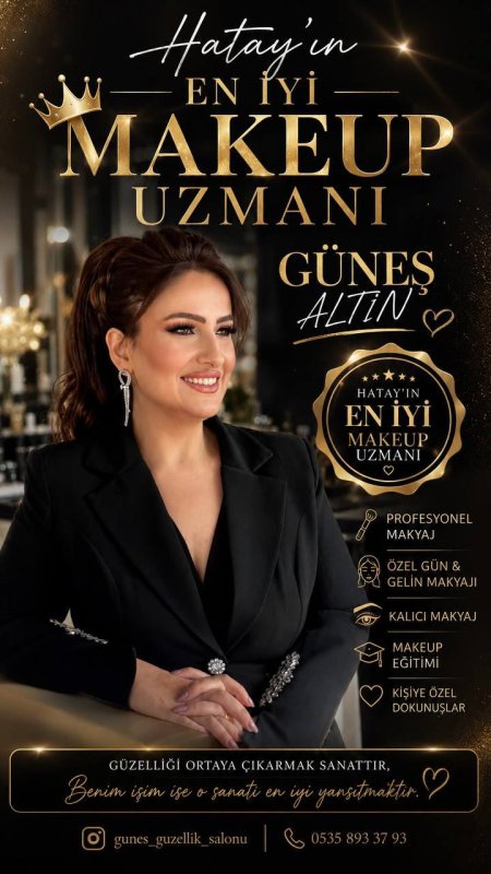 GÜNEŞ ALTIN, HATAY GÜZELLİK SEKTÖRÜNÜN ZİRVESİNDE
