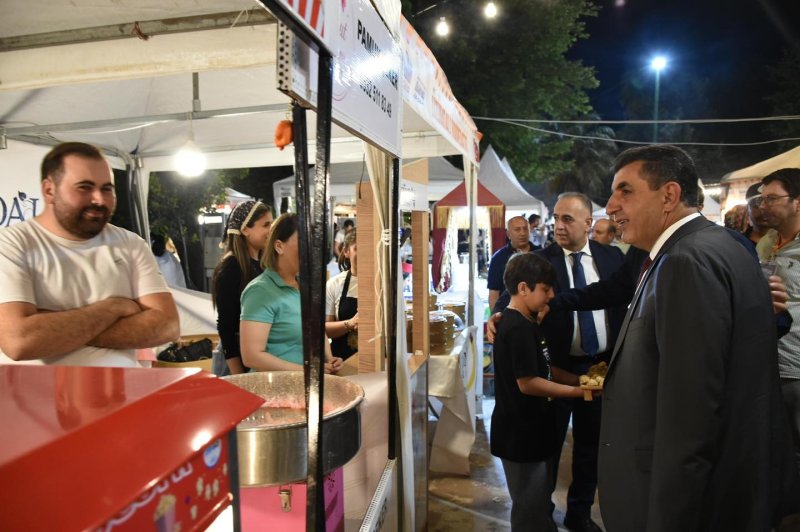 BAŞKAN SARI, GASTRO BAHAR FESTİVALİ’Nİ ZİYARET ETTİ