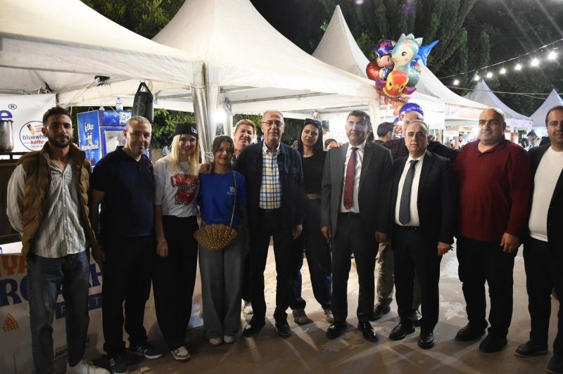 BAŞKAN SARI, GASTRO BAHAR FESTİVALİ’Nİ ZİYARET ETTİ
