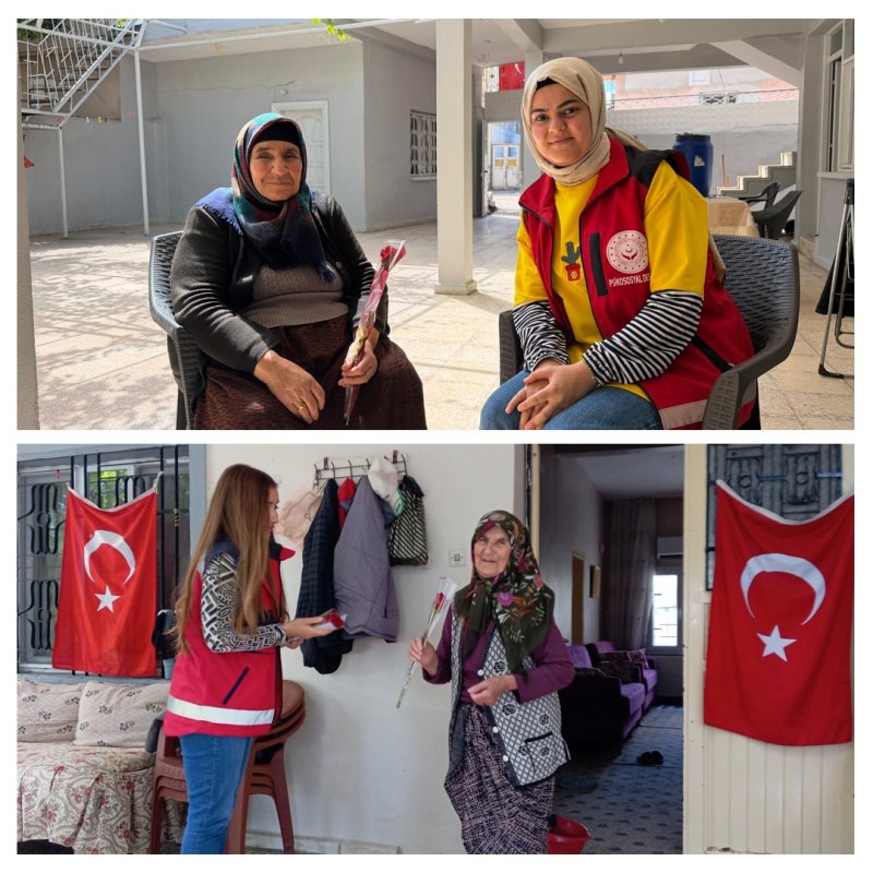 HATAY’DA ŞEHİT AİLELERİNE ANNELER GÜNÜ ZİYARETİ
