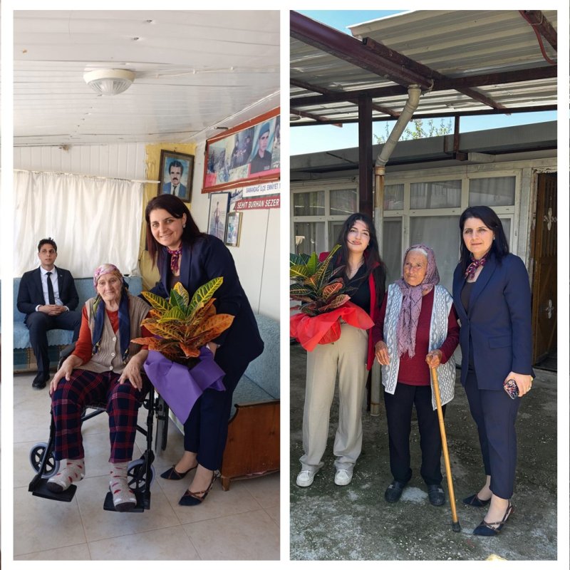 HATAY’DA ŞEHİT AİLELERİNE ANNELER GÜNÜ ZİYARETİ