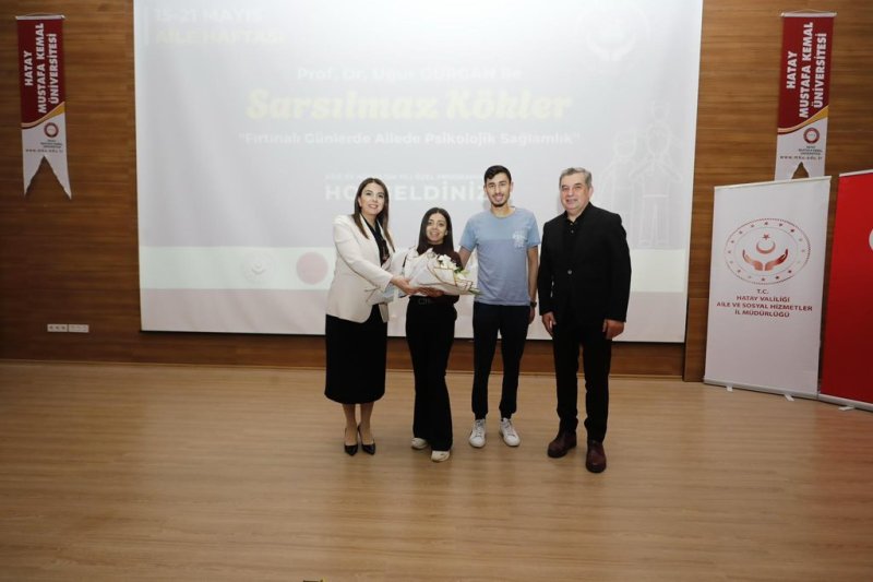 HATAY’DA “PSİKOLOJİK SAĞLAMLIK” SEMİNERİ DÜZENLENDİ