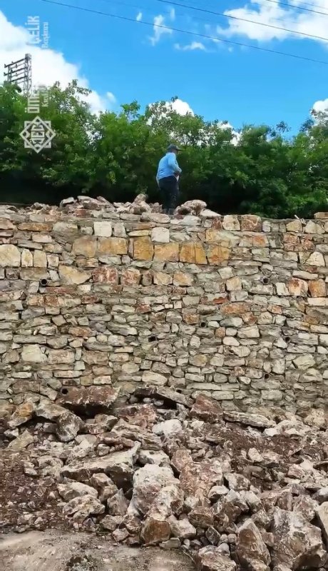 BAŞKAN ÇELİK TESPİT ETTİ, ÇALIŞMA BAŞLADI