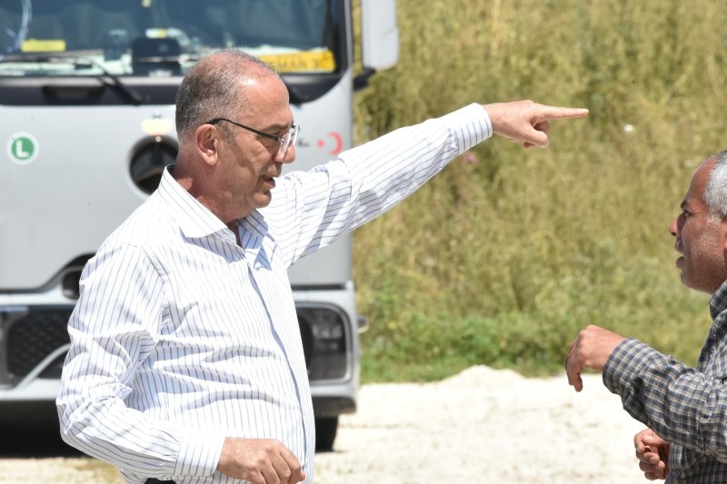 BAŞKANLAR AFET BÖLGESİNİ İNCELEDİ