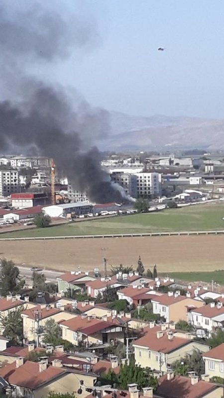 Konteyner yatakhane alevlere teslim oldu