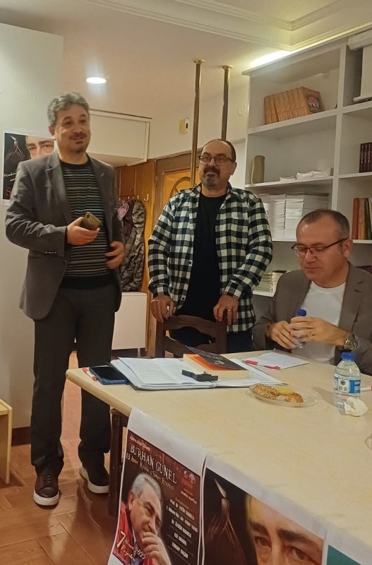 HATAY SEVDALISI ŞAİR ANKARA'DA ANILDI BURHAN GÜNEL’İ DOSTLARI UNUTMADI