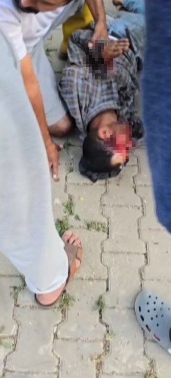 Saman yüklü römorkun altında kalan 1 kişi öldü