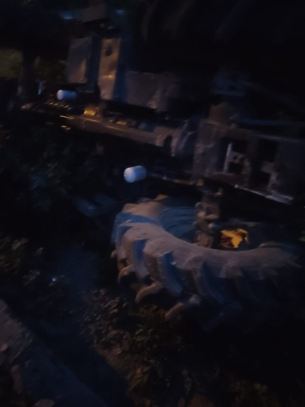 Saman yüklü römorkun altında kalan 1 kişi öldü