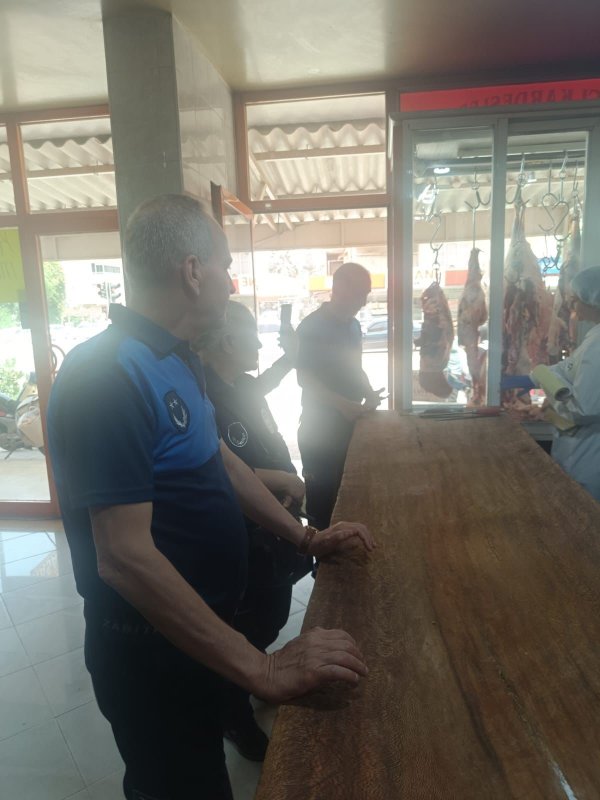 Reyhanlıda kasaplara kurban bayramı denetimi