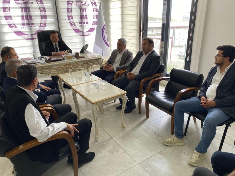 MHP HEYETİNDEN AZİZ YILMAZ’A ZİYARET