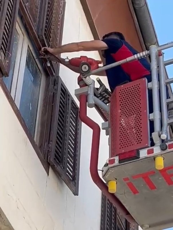 Hatay'da Mahsurdaki Kırlangıç Kurtarıldı