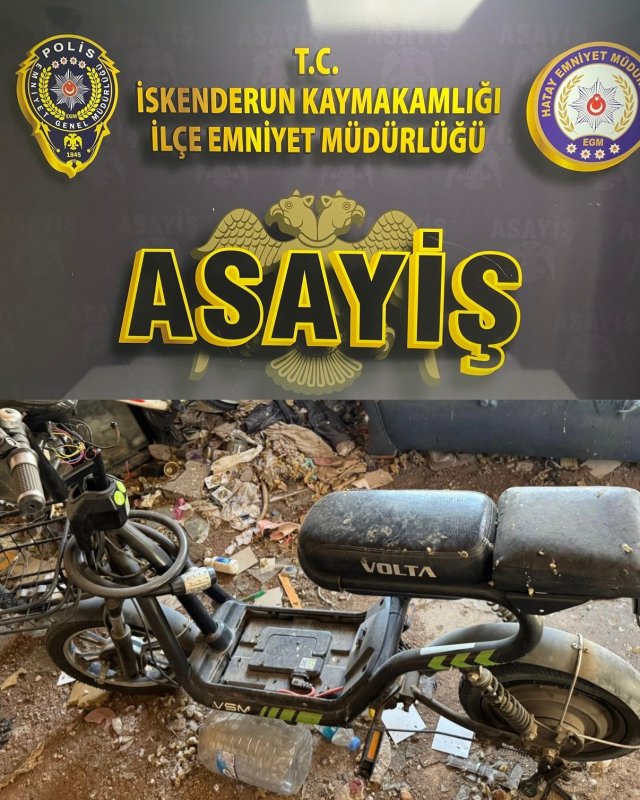 İskenderunun motosiklet hırsızı yakalandı