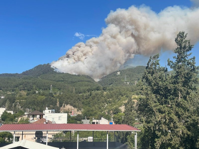 HATAY (İHA) - Hatay’da ormanlık alanda yangın çıktı. Dörtyol ilçesi Kırmızı Burun ile Çökek Yaylası arasında bulunan ormanlık alanda heniz belirlenemeyen bir sebeple yangın çıktı. Yangın rüzgar nedeniyle kısa sürede büyüme riski taşırken, Hatay Büyükşehir Belediyesi İtfaiye Daire Başkanlığı ile Dörtyol Orman İşletme Müdürlüğü ekipleri hızla bölgeye sevk edildi. Yangının kontrol altına alınması için su tankerlerinin de olduğu araçlarla yoğun bir müdahale sürdürülüyor.