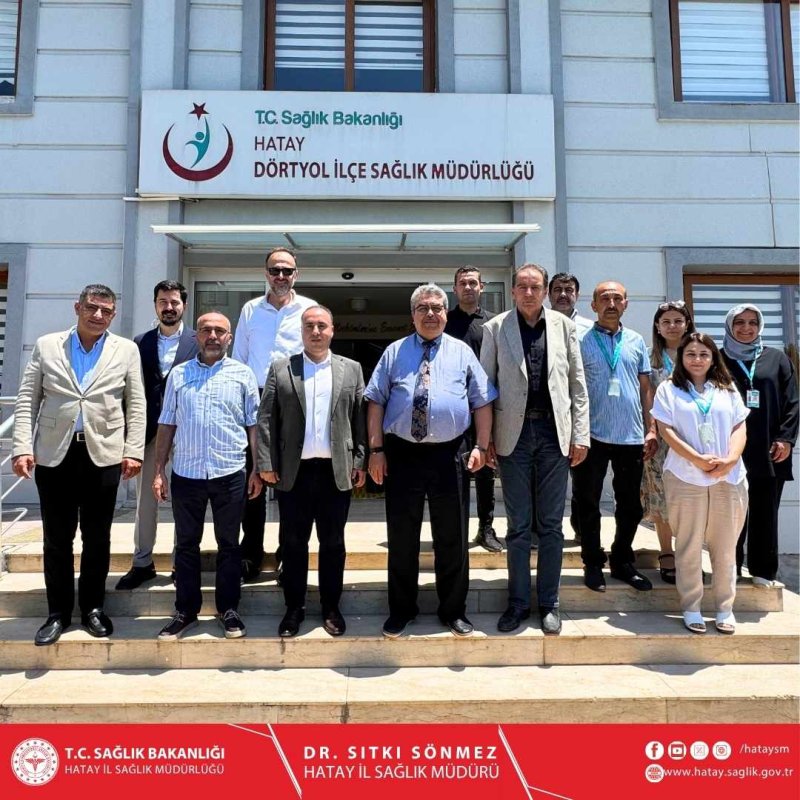 SÖNMEZ DÖRTYOL’DA SAĞLIK TESİSLERİNİ İNCELEDİ