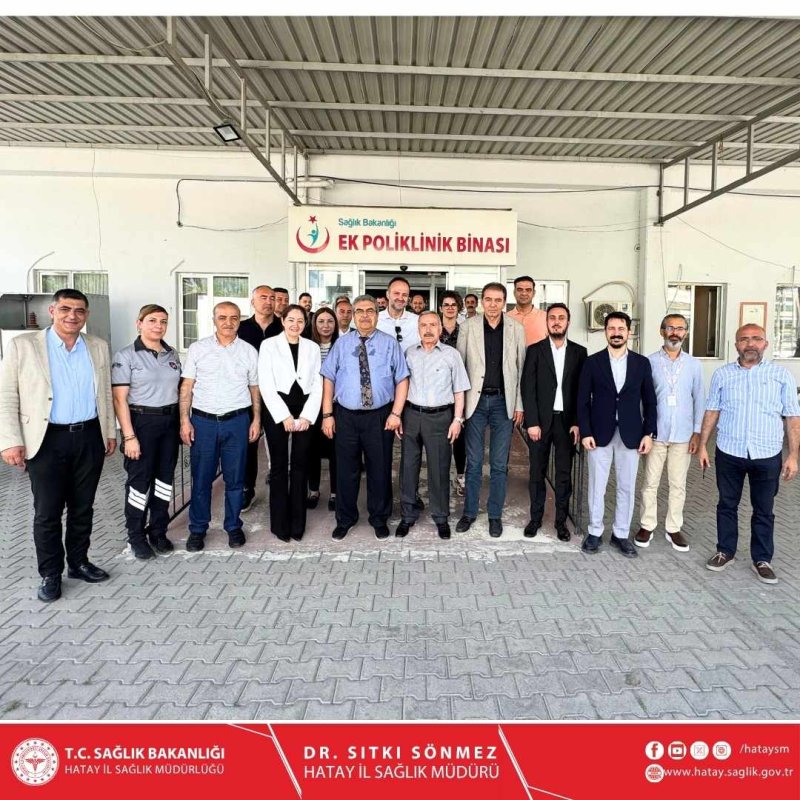 SÖNMEZ DÖRTYOL’DA SAĞLIK TESİSLERİNİ İNCELEDİ